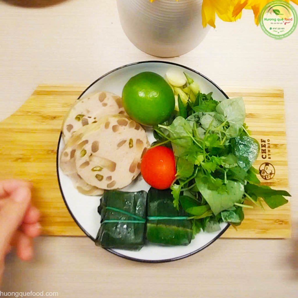 chuẩn bị cho món trộn gỏi